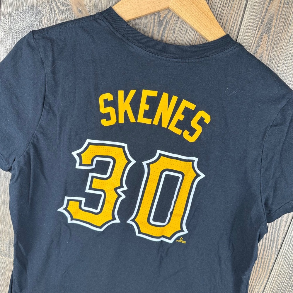 Nike MLB Pittsburgh Pirates Paul Skenes 30 Player T-Shirt Black Womens Large